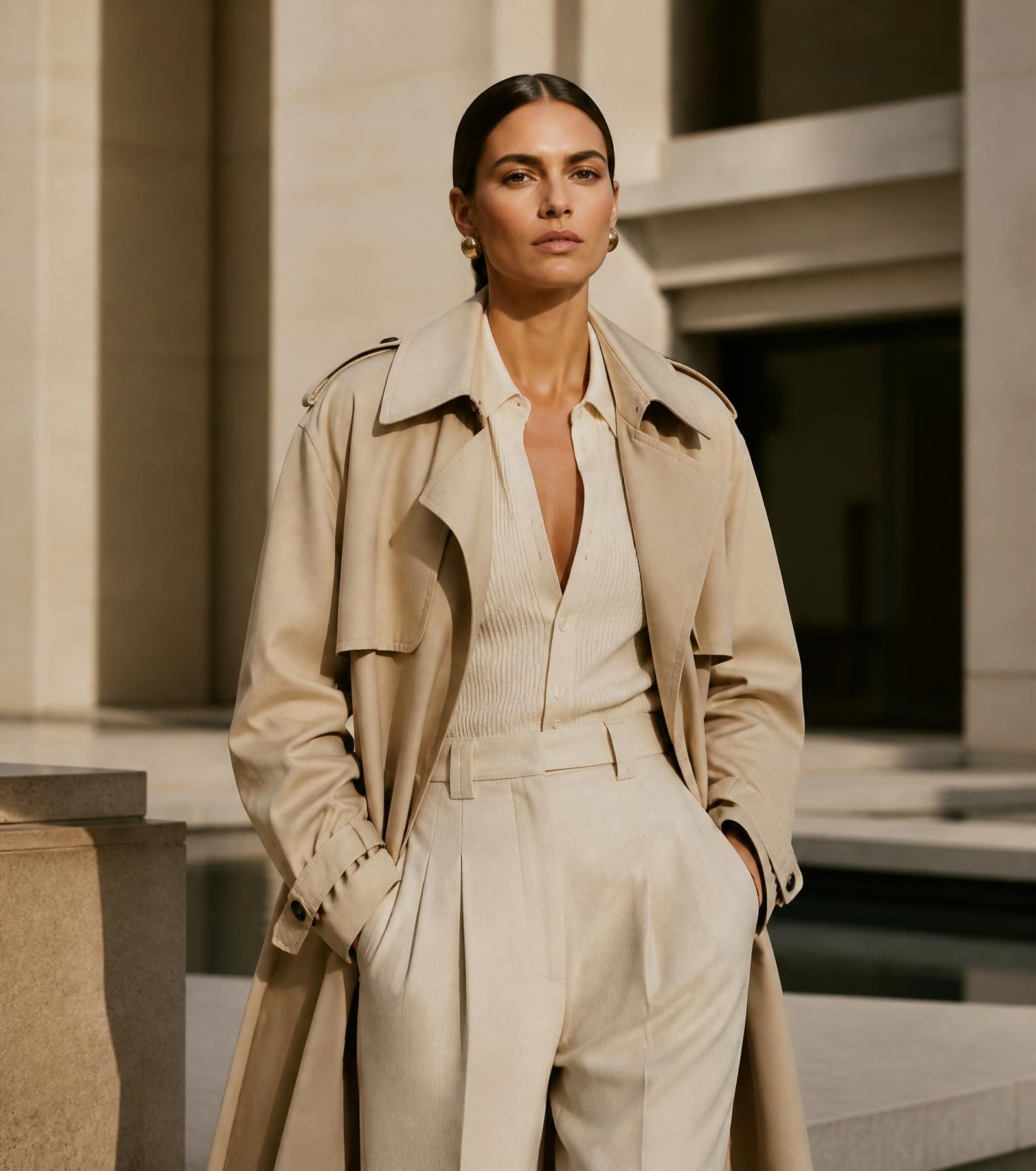 Editorial fashion portrait